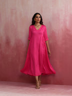 trueBrowns Modal Pink Dress - Distacart
