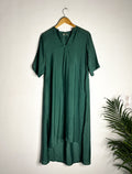 trueBrowns Green Modal Kurta - Distacart