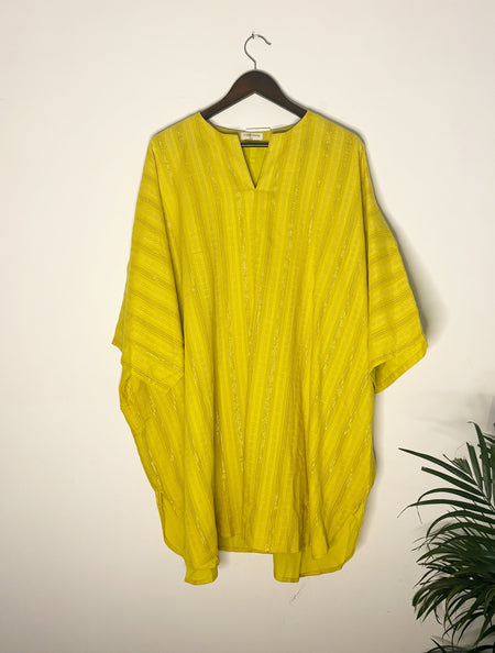 trueBrowns Lime Metallic Top