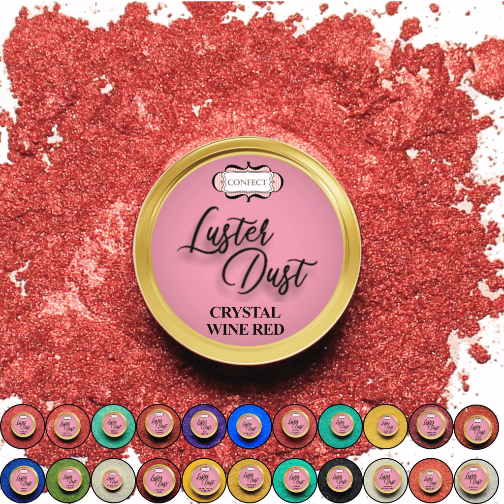 confect crystal wine red luster dust br b 5 g b