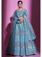 Myra Firozi Gota Silk Embroidered Designer Lehenga Choli