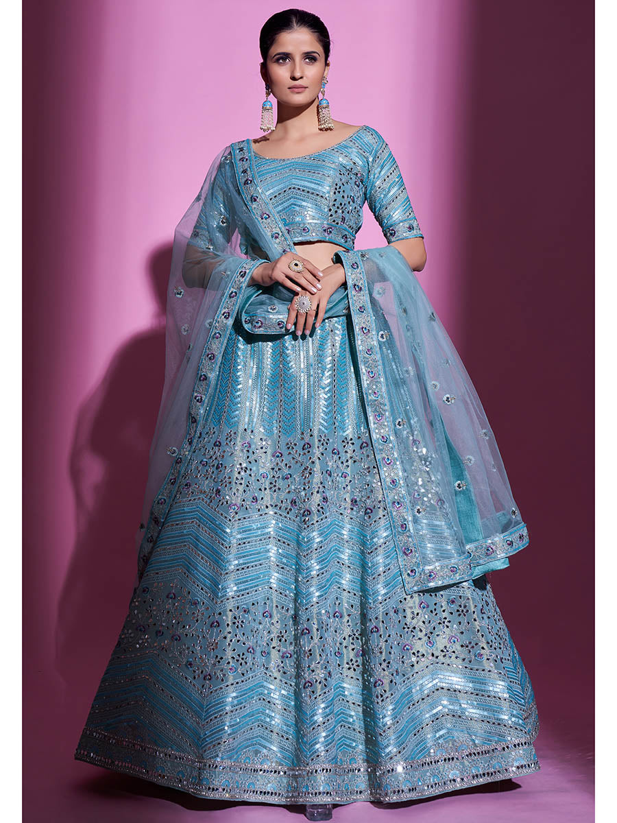 Myra Firozi Gota Silk Embroidered Designer Lehenga Choli