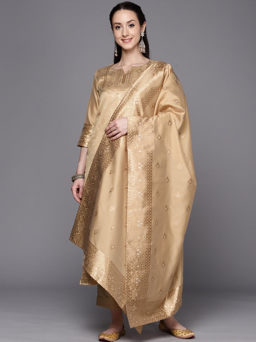 Ahalyaa Woven Design Ethnic Motifs Unstitched Dress Material - Distacart