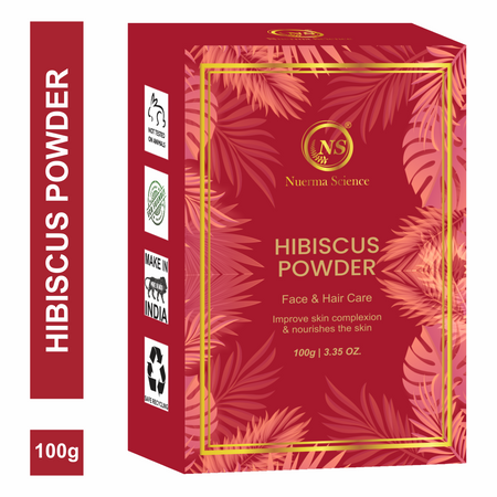 Nuerma Science Hibiscus Bio Organic Powder For Hair & Skin
