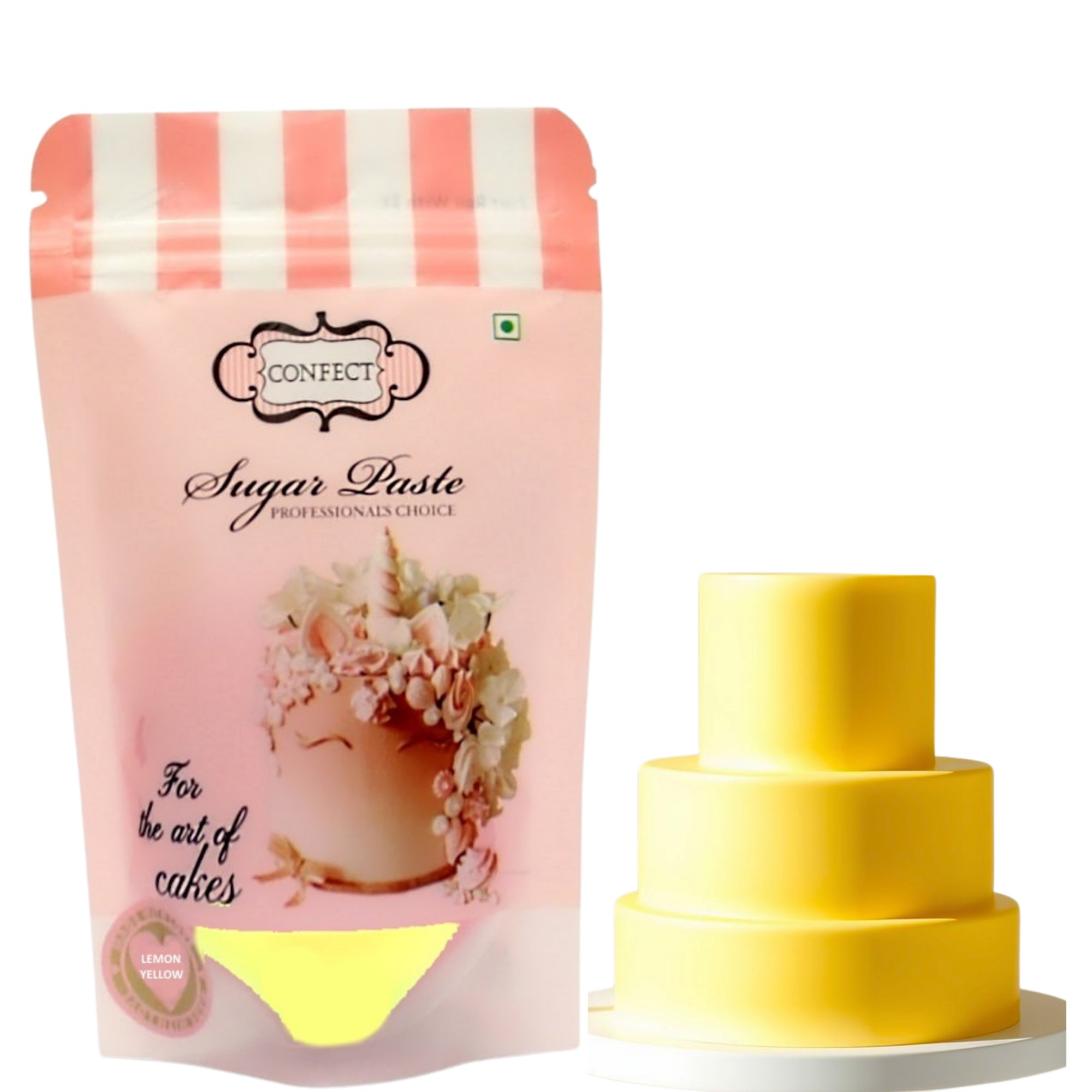 lemon yellow sugarpaste 250 gms
