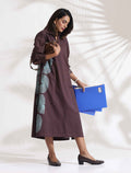 trueBrowns Cola Cotton Print A-line Dress - Distacart