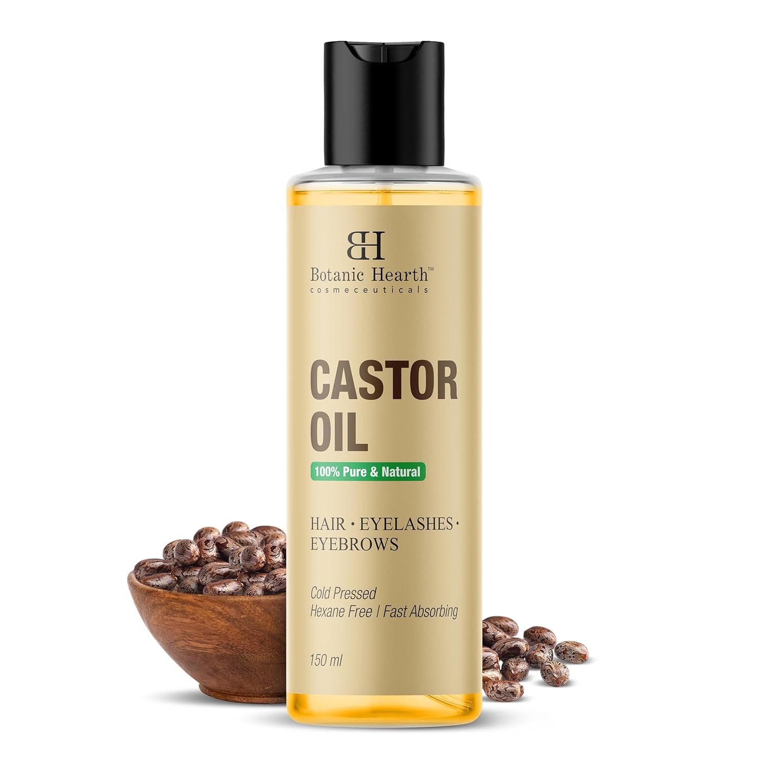 Botanic Hearth 100% Pure & Natural Cold Pressed Castor Oil