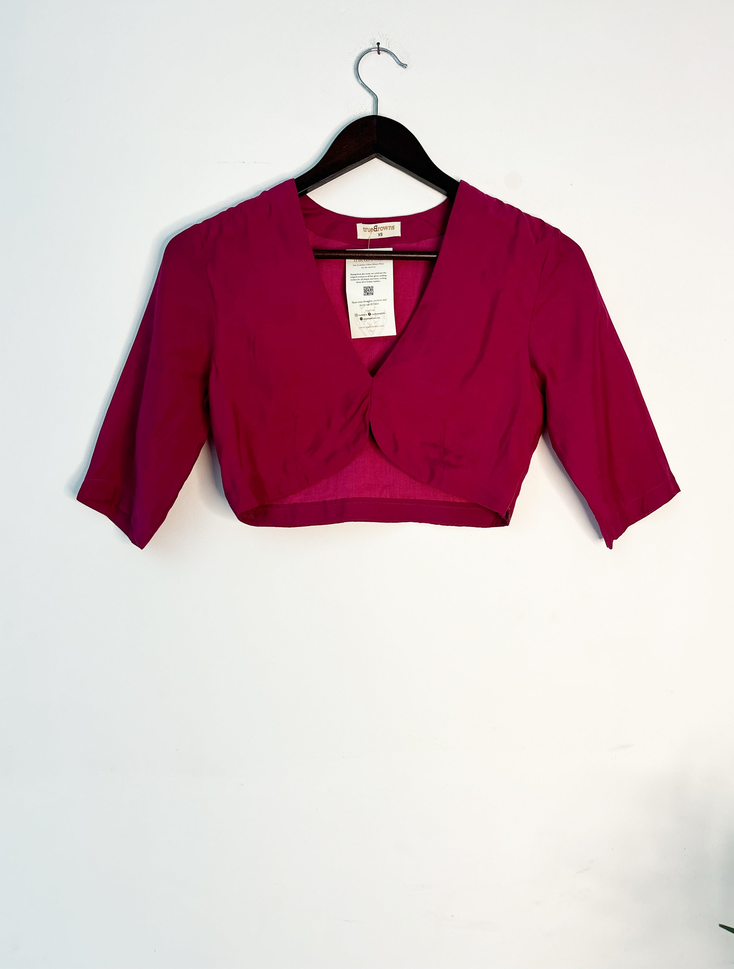 trueBrowns Pink Muslin Blouse