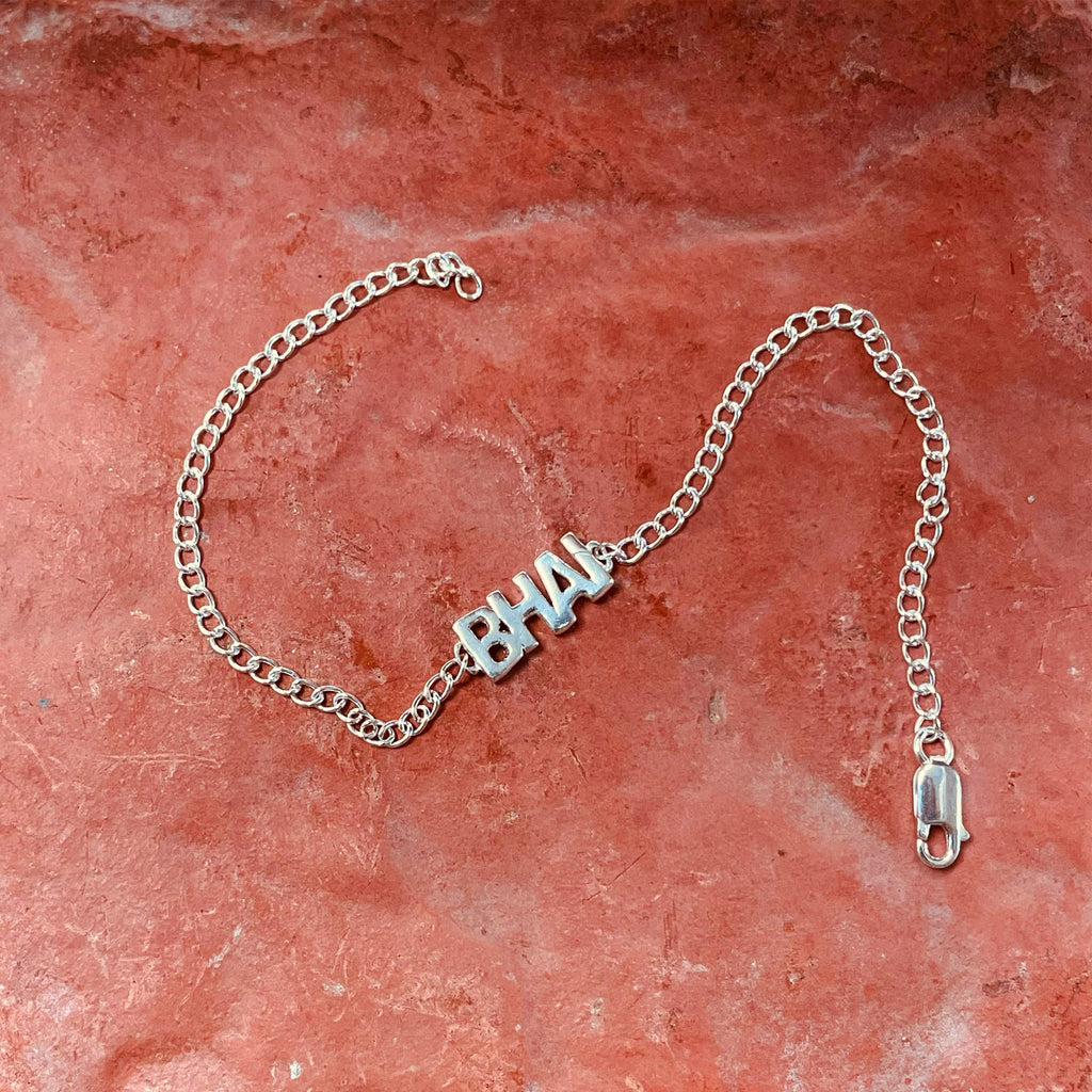 trueBrowns 925 Sterling Silver Bhai Silver Chain Rakhi - Distacart