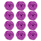 confect sugar roses topper sugar roses for cake decorations edible royal fushia pink roses pack of 12