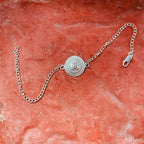trueBrowns 925 Sterling Silver Embossed Ganesh Idol Silver Chain Rakhi - Distacart