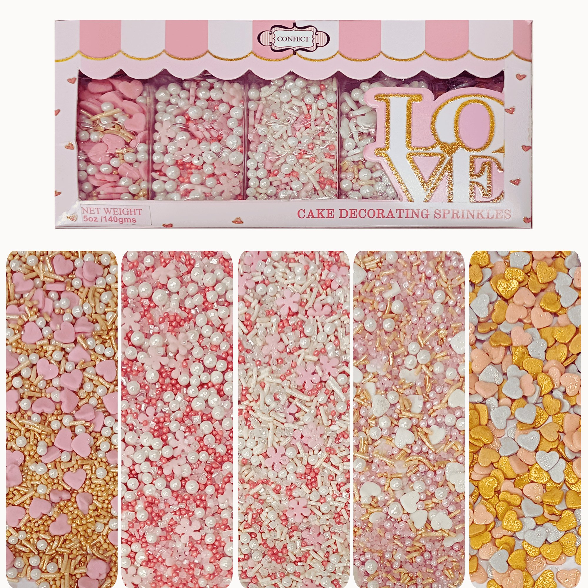 valentine sprinkles vs multipack 18 100 gms