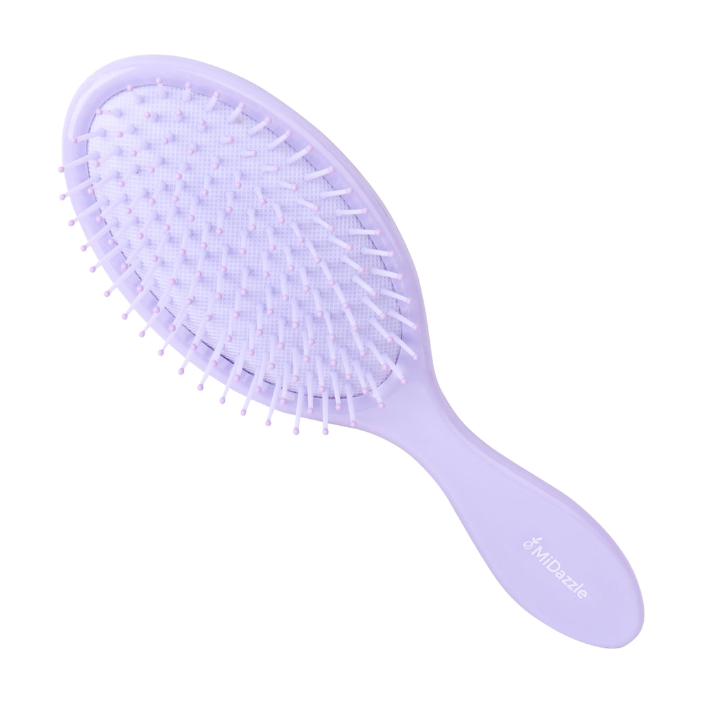 MiDazzle Oval Hair Brush (Lavender) MIHB0024 - Distacart