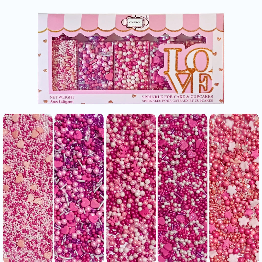 valentine sprinkles vs multipack 12 100 gms