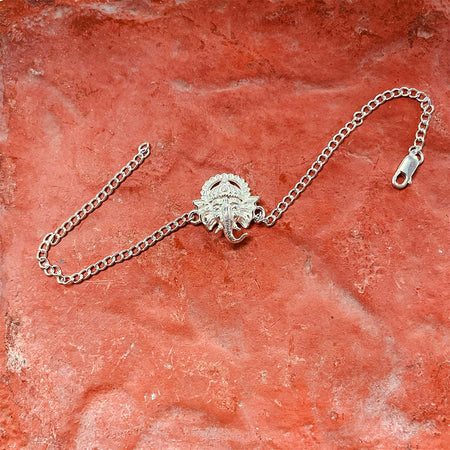 trueBrowns 925 Sterling Silver Ganesh Idol Silver Chain Rakhi