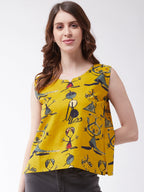 InWeave Quirky Sleeveless Top