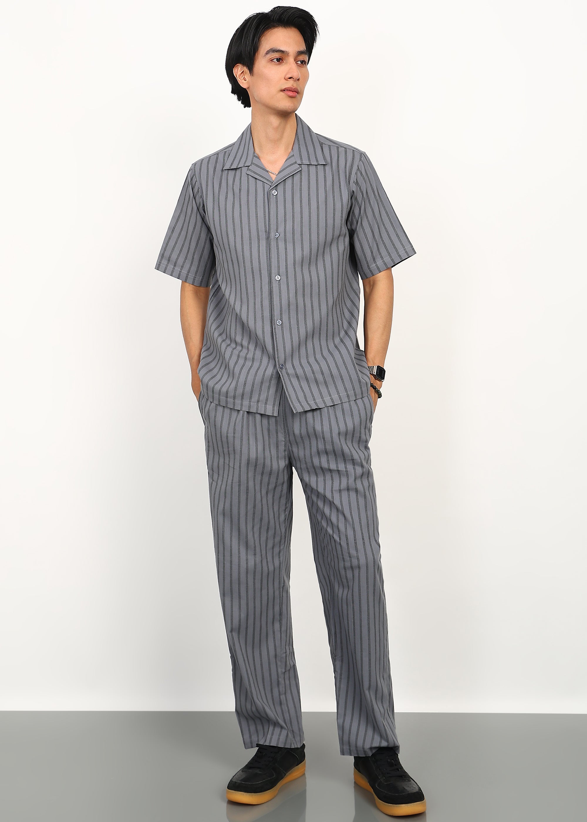 Fabmade Graphite Rhythm Co-Ord Set