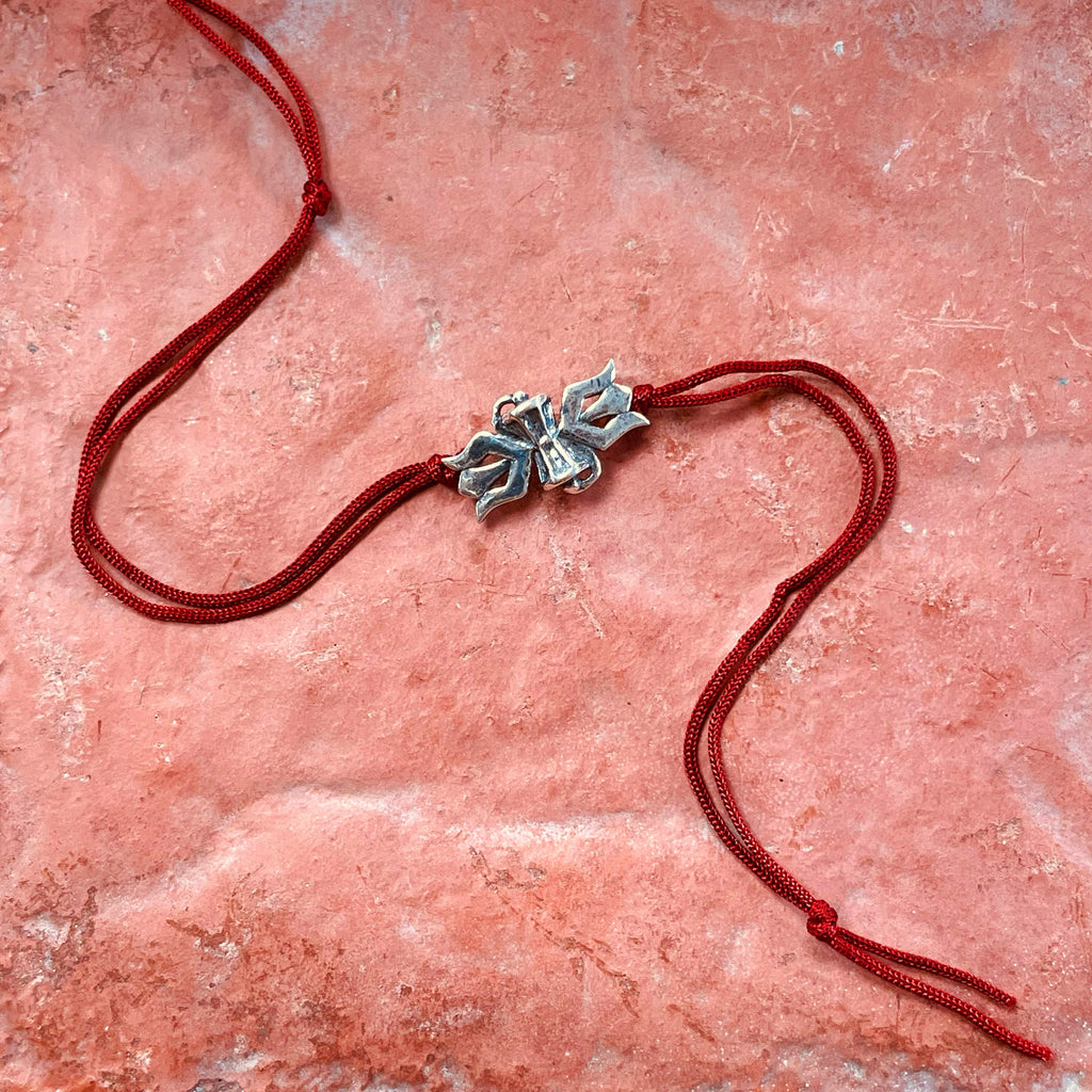 trueBrowns 925 Sterling Silver Lord Shiva Trishul Thread Rakhi - Distacart