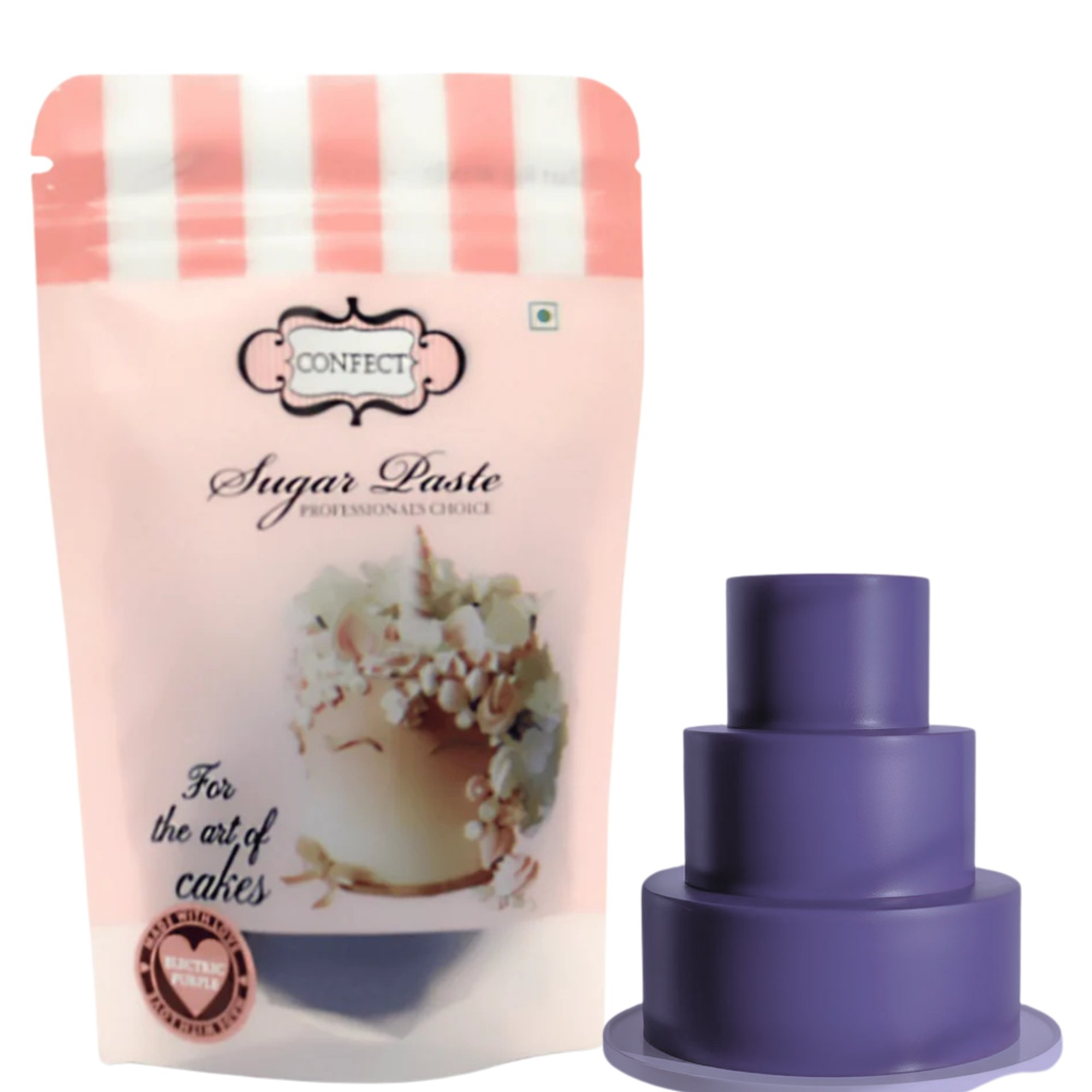 confect electric purple sugarpaste br b 250 gms b