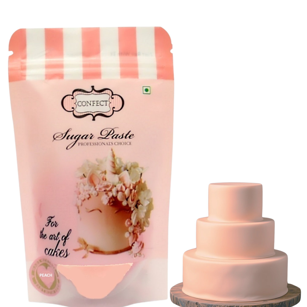 peach sugarpaste 250 gms