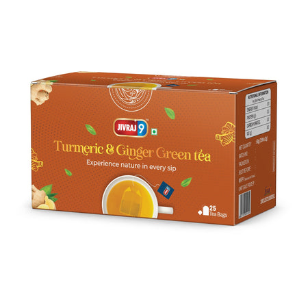 jivraj9 Tea Turmeric And Ginger  Green Tea