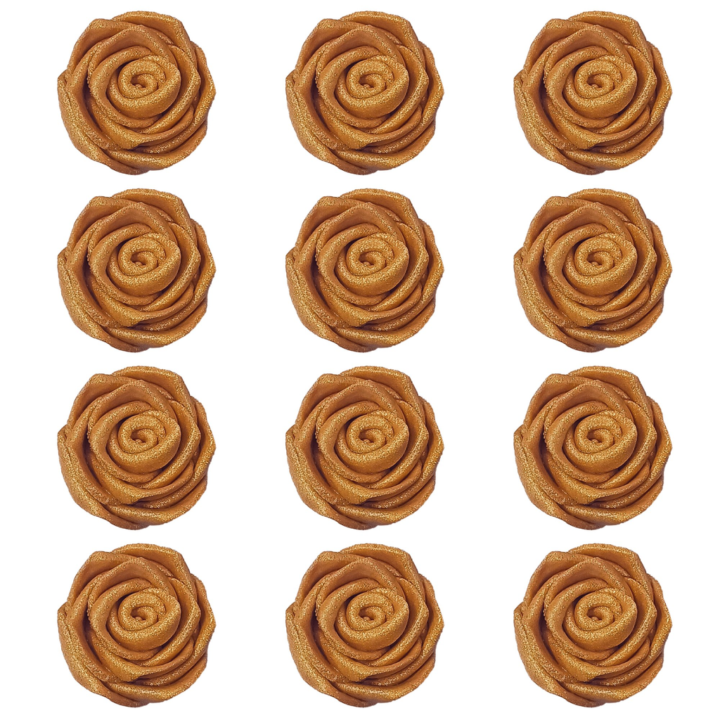 confect edible rose cake toppers edible toppers roses for cake decorations 12 roses copper roses