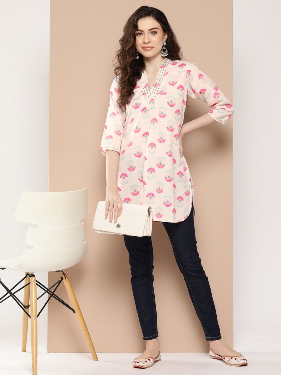 Ahalyaa Floral Printed Tunic