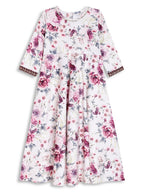 Ahalyaa Girls Printed A-Line Maxi Kids Ethnic Dresses - Distacart