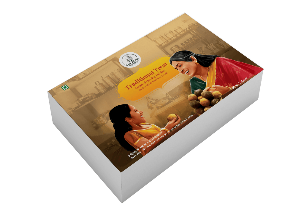 Narchuvai Foods Assorted Millet Laddoos - Distacart