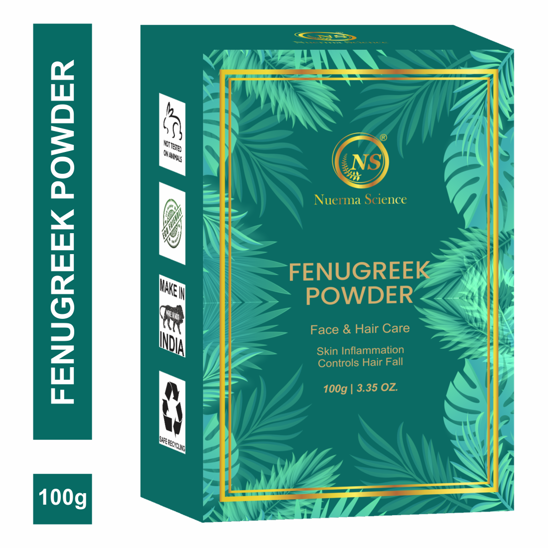Nuerma Science Fenugreek Powder (Methi Powder) For Anti Hair Loss & Anti Dandruff