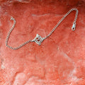 trueBrowns 925 Sterling Silver Textured Om Silver Chain Rakhi - Distacart