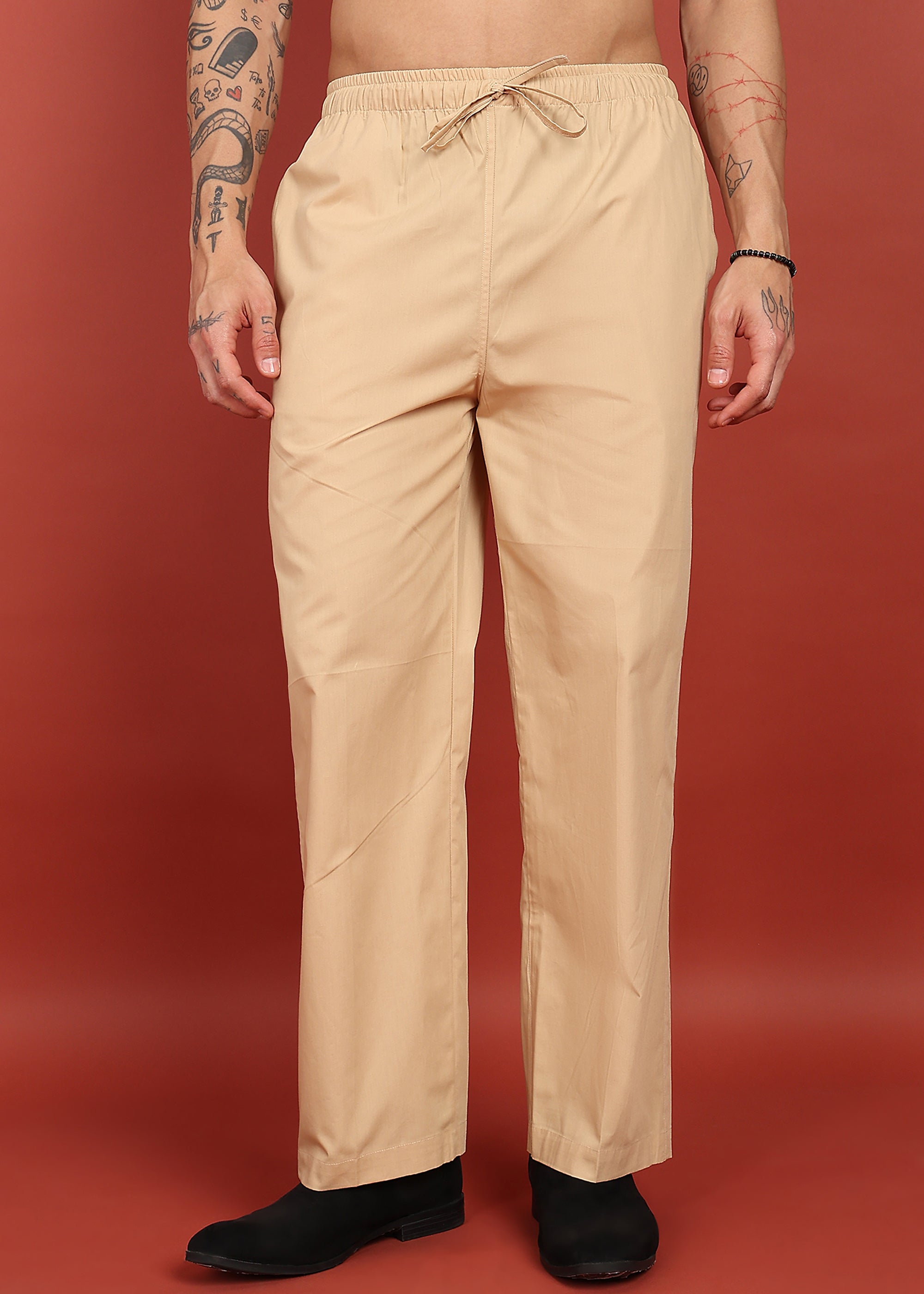 Fabmade Desert Sand Relaxed Fit Pyjama