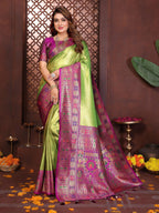 Anaita Banarasi Tissue Silk Saree - Distacart
