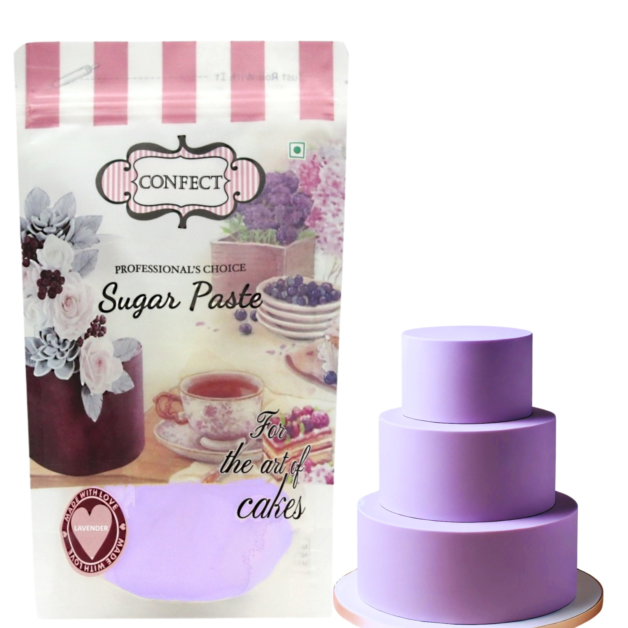 lavender fondant edible sugarpaste 1kg