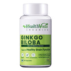 Health Veda Organics Ginkgo Biloba Capsules - Distacart