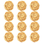 confect edible rose cake toppers edible toppers roses for cake decorations 12 roses champagne gold