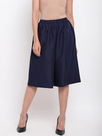 trueBrowns Linen Cotton Blue Pant