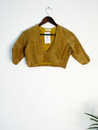 trueBrowns Gold Tissue Blouse