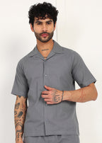 Fabmade Slate Ease Linen Co-Ord Set