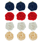 confect edible sugar roses cake toppers for cupcakes doughnut cake decorations pack of 12 j4 roses 02