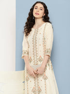 Ahalyaa Women Floral Printed Kurta