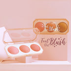 Matt Look Feel The Blush Baked Blush Trio Palette - 03 Fascinated