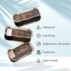 Matt Look The Brow Bar Eyebrow Enhancer Eyeshadow Palette - Natural 02 - Distacart