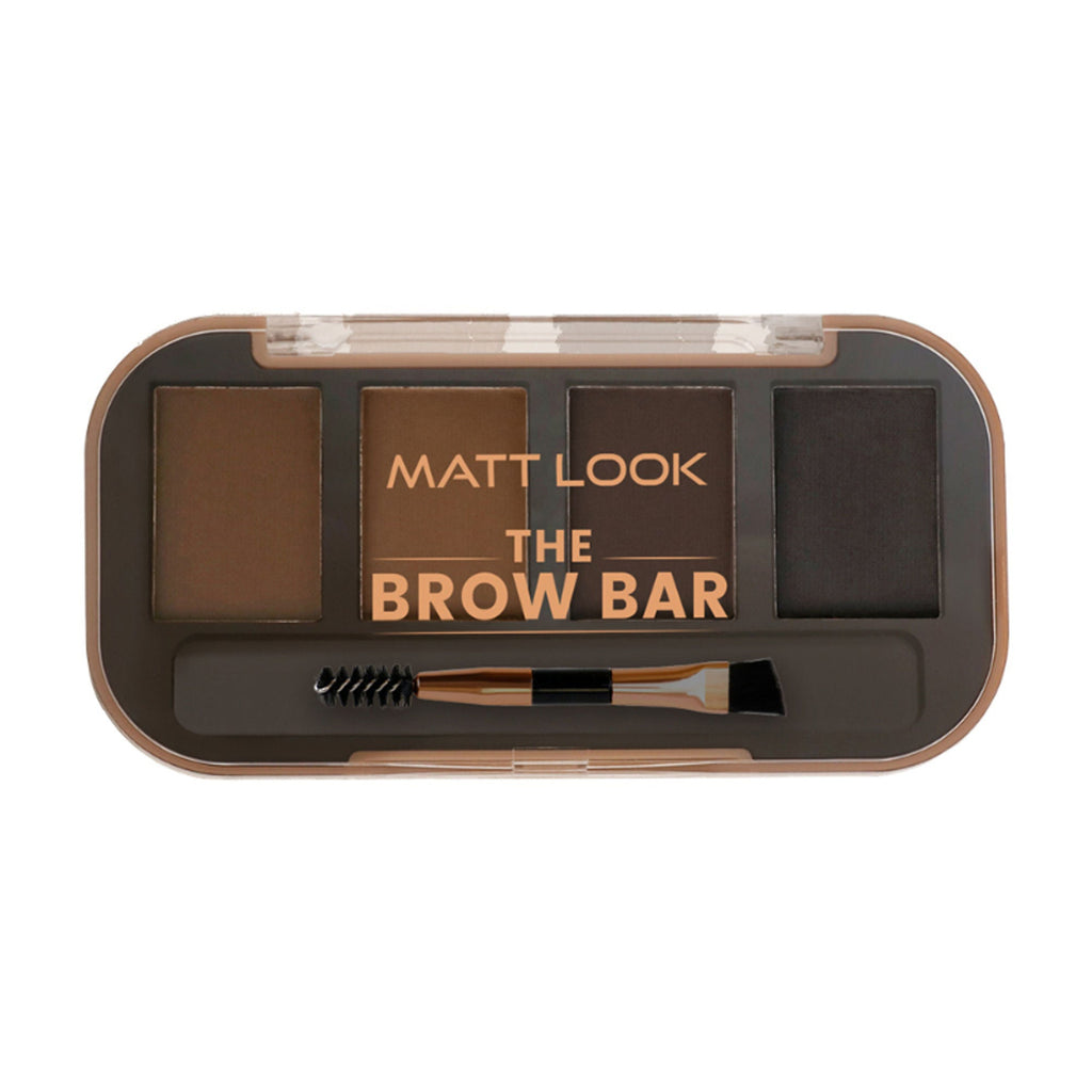 Matt Look The Brow Bar Eyebrow Enhancer Eyeshadow Palette - Intense 03 - Distacart