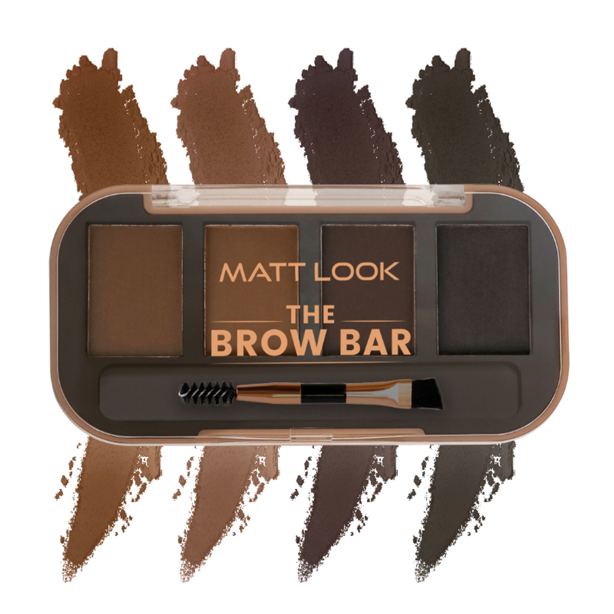 Matt Look The Brow Bar Eyebrow Enhancer Eyeshadow Palette - Intense 03