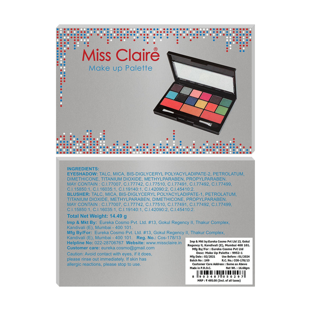 Miss Claire Make Up Palette 9952-1 (Make Up Kit)