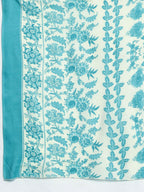 Indo Era Floral Printed Kurta with Trousers & Dupatta - Distacart