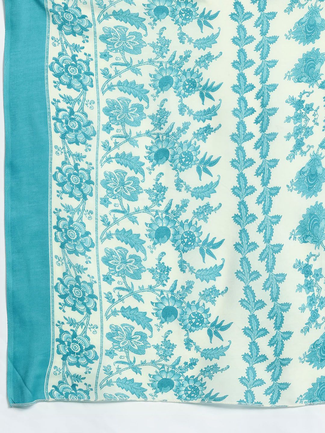 Indo Era Floral Printed Kurta with Trousers & Dupatta - Distacart