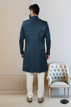 Joban Fashion Men's Blue TR Kurta with Pyjama