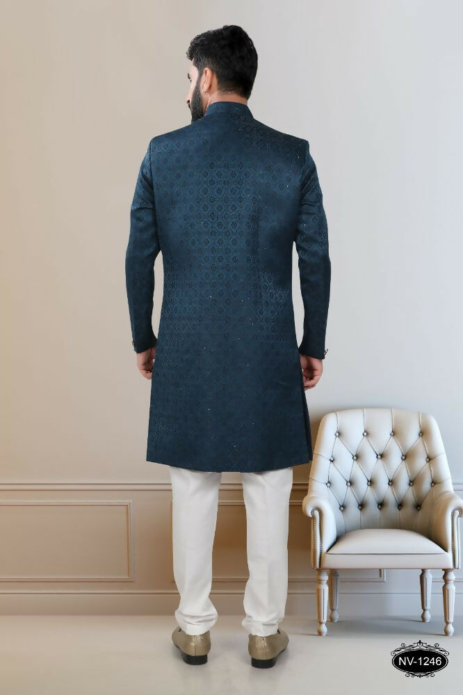 Joban Fashion Men's Blue TR Kurta with Pyjama